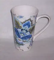 222 FIFTH Blue MIRABELLE Latte Mug New