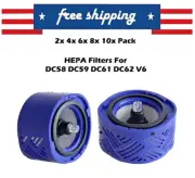 For Dyson DC58 DC59 DC62 V6 Animal Absolute Replacement HEPA Post Motor Filter