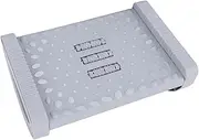 Office Foot Rest, Lightweight and Portable Rocking Foot Stool with Massage Function, Suitable for Home, Office, Classroom Use (Gray)