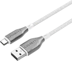 Cygnett USB 2.0 Armoured braided USB A USB C 1m White