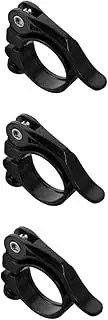 Generic 3pcs Bike Seat Post Clamp Folding Seatpost Fixator for Mountain and Road Quick Release Design
