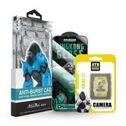 For iPhone 14 Pro Max Clear Atouchbo Anti-Shock Case + Front Matte Tempered Glass + Camera Lens Cover 3in1 Full Coverage Pack