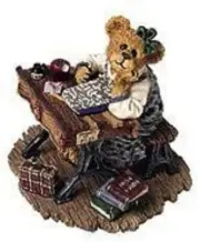 BOYDS BEARSTONE FIGURINE - AMY B BEARSDALE ...IS IT LUNCHTIME YET?