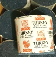 Vintage PATONS Turkey latch Hook Pre-cut Rug Wool Mothproofed Yarn Lot Of 8 Roll