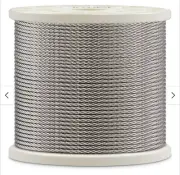 Jumbl 750 ft. 1/8” Wire Rope, Indoor & Outdoor 7x7 Stainless Steel Wire Rope