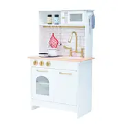 Teamson Kids Little Chef Boston Classic Play Kitchen & Cookware, White