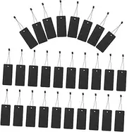 DOITOOL 200 Set Blank Clothing Tags with Strings for Retail Display Minimalist Design for Easy Labeling of Clothes Shoes and Bags