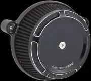AN Big Sucker Air Filter Kit w Cover Beveled Black Harley Breakout 18