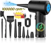 6000mAh Electric Mini Cordless Rechargeable Air Duster Blower For PC Computer