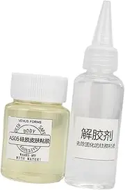 [oshhni] Breast Form Glue Kit, Silicone Adhesive Glue, A505 Skin Paste, Keep Dress Bra in Place, Bra Accessories for Women