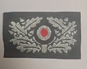 GERMAN ARMY OFFICERS CAP WREATH & COCKADE BEVO FOR CAP