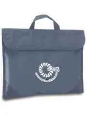 Navy Library Folio With Logo