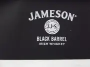 Jameson Ice Cube Tray Silicone 3"x 3" Cubes Irish Whiskey Black Barrel JJ&S