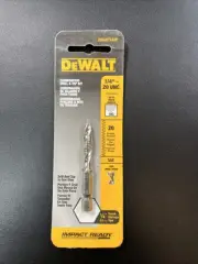 (C6225) DeWalt DWADT1420 1/4" Combination Drill And Tap Bit Impact Ready 20 UNC