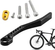 Bike Chain Stabilizer - Chain Stabilizer Drop Keeper, 10.5cm Bike Chain Catcher - Aluminum Alloy Tool to Prevent Chain Drops on Road Bikes, Easy Install at Front Shift, Ideal for Cycling Maintenance =