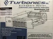 TURBONICS Kick Space Heater MODEL T-42 4,278 BTU’s