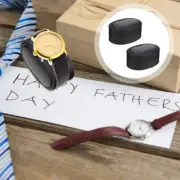 2 Pcs Bangle Cushion Pillow Stand Small Watch Man Automatic Winder Black