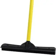 FURemover Original Indoor Pet Hair Rubber Broom with Carpet Rake and Squeegee, B