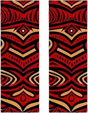 Hand Towels for Bathroom,Gym Towels for Working Out,Sports Towel,African Boho Ethnic Group,2-Pc