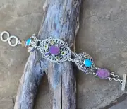 RAJ Collection Nicky Butler Sterling Silver 925 Druzy Turquoise Bracelet NB New