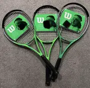 Wilson Blade Feel RXT 105 Adult Tennis Racquet - Green/Grey,