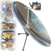 Portable Solar Cooker, 1800W 61inch Diameter Camping Outdoor Solar Oven Visual Education or High Efficiency Solar Concentrator for Outdoor Camping Cooking