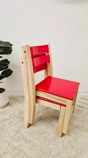 Q Toys Red Seat Stacking Chair Set of 2