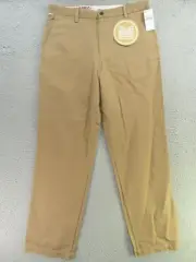 South Carolina Gamecocks Pants Mens 33x32 Brown Dockers Flat Front New