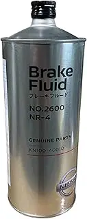 Nissan (Nissan) Brake Fluid No. 2600 NR-4 (DOT4) Automotive Non-Mineral Oil Based Brake Fluid 3.3 gal (1 L) Model Number: KN100-40010-11