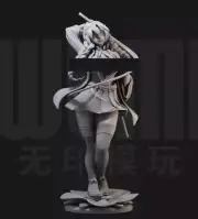 1/24 Resin Warrior Girl Unpainted Unassembled 4355
