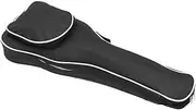 Hoement 1pc Small Guitar Storage Bag Concert Ukulele Case Musical Instrument Pouch Ukulele Portable Carry Bag Classic Guitar Soft Ukulele Case Shoulder Guitar Bag Black Oxford Cloth