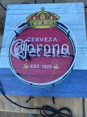 CORONA BEER ANTIQUE NEON LIGHT SIGN BAR PUB MANCAVE W/ DIMMER NEW