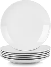 10 Strawberry Street Simply White 10.5" Coupe Dinner Plate, Set of 6