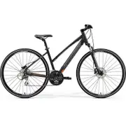 Merida Crossway 20-D Hybrid Bike Matt Black/Orange
