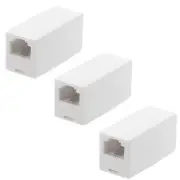 RJ11 Coupler, Straight Telephone Inline Coupler RJ11 6P4C Inline Keystone Jac...