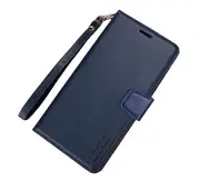 For iPhone 16 Pro Max Wallet Case with Lanyard Navy blue Colour Flip Cover