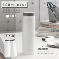 在飛比找momo購物網優惠-【美國GrandTies】大口徑600ML真空不鏽鋼保溫杯/