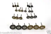 BRASS & STAINLESS ASSORTED WIRE WHEEL BRUSH KIT FITS DREMEL TOOL USA WHOLESALER
