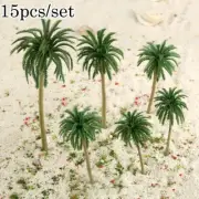 Lifelike Plastic Model Trees for Train Layouts Coconut Palm Design HO N Scale