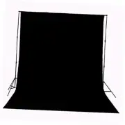 Background Solid Black Backdrop Muslin Portrait Background Screen for Photo