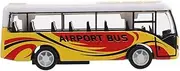 WHAMVOX Detailed Metal Die-cast City Bus Model Car Pull Back Toy Vehicle for Boys and Girls Easy to Clean Maintain for Lasting Play