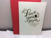 HALLMARK MOM VALENTINE CARD New w/envelope "There aren't enough "I Love Yous"...