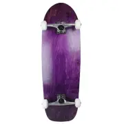 Moose Skateboards Old School 10" x 33" Stained Purple Blank Skateboard Complete