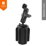RAM-A-CAN II Universal Cup Holder Base Double Ball Mount