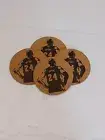 Kobe Bryant 24 Natural Cork Bar Coasters Set Of 4