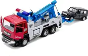 Toy Tow Truck Pull Back Toy Cars Miniature Carrier Truck Toy for Boys and Girls