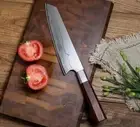 Kiritsuke Knife 7 Layers Damascus Steel Wood Handle Chef Slicing Chop Beef Cut