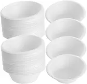 Ipetboom 100pcs Bowls Camping Soup Bowls for Takeaway Restaurant Use for Noodles Salads and Snacks Dining