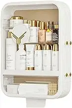 LY WHALE Shower Caddy Shelf Organizer Rack, Self Adhesive Bathroom Storage Organizer, Large Capacity With Hook, 3-Tier Home Organization and Storage, Adopt To Kitchen Storage (L,White)
