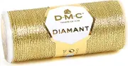 DMC Diamant Metallic Needlework Thread, 38.2-Yard, Light Gold